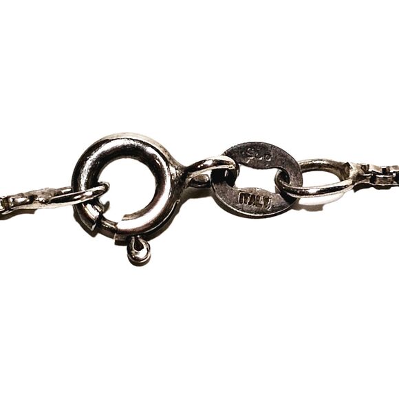 925K PLAYBOY BUNNY GUITAR PENDANT w BOX CHAIN 19" SOLID SILVER CRYSTAL EYE RARE! - Picture 12 of 14